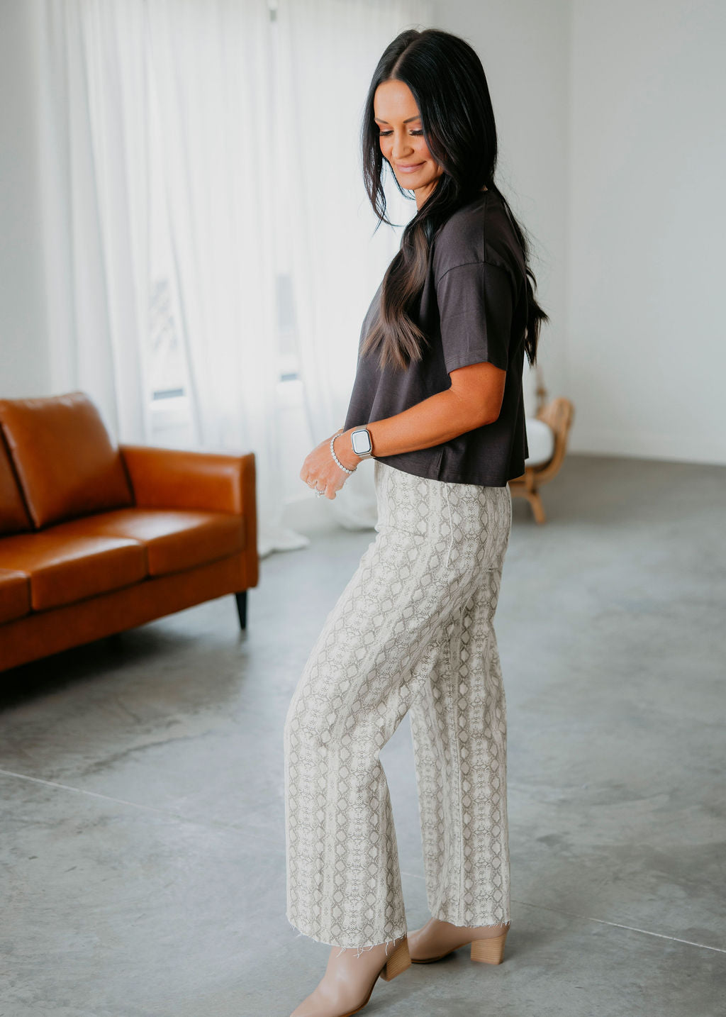 Chloe Crop Tee by Lily & Lottie