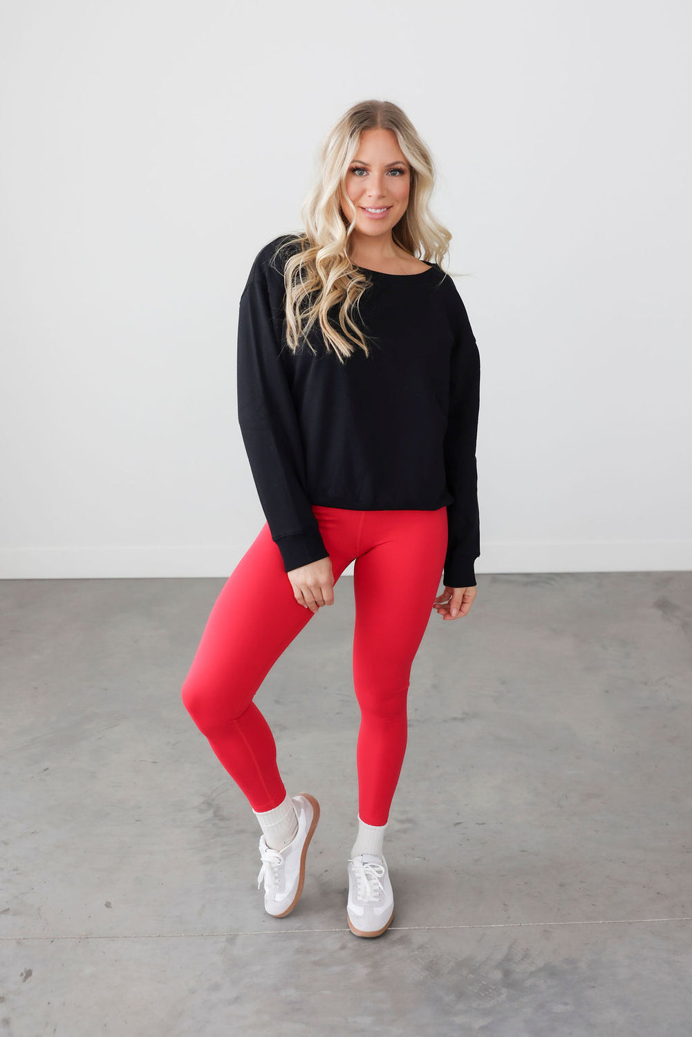 Beckham Off Shoulder Sweatshirt