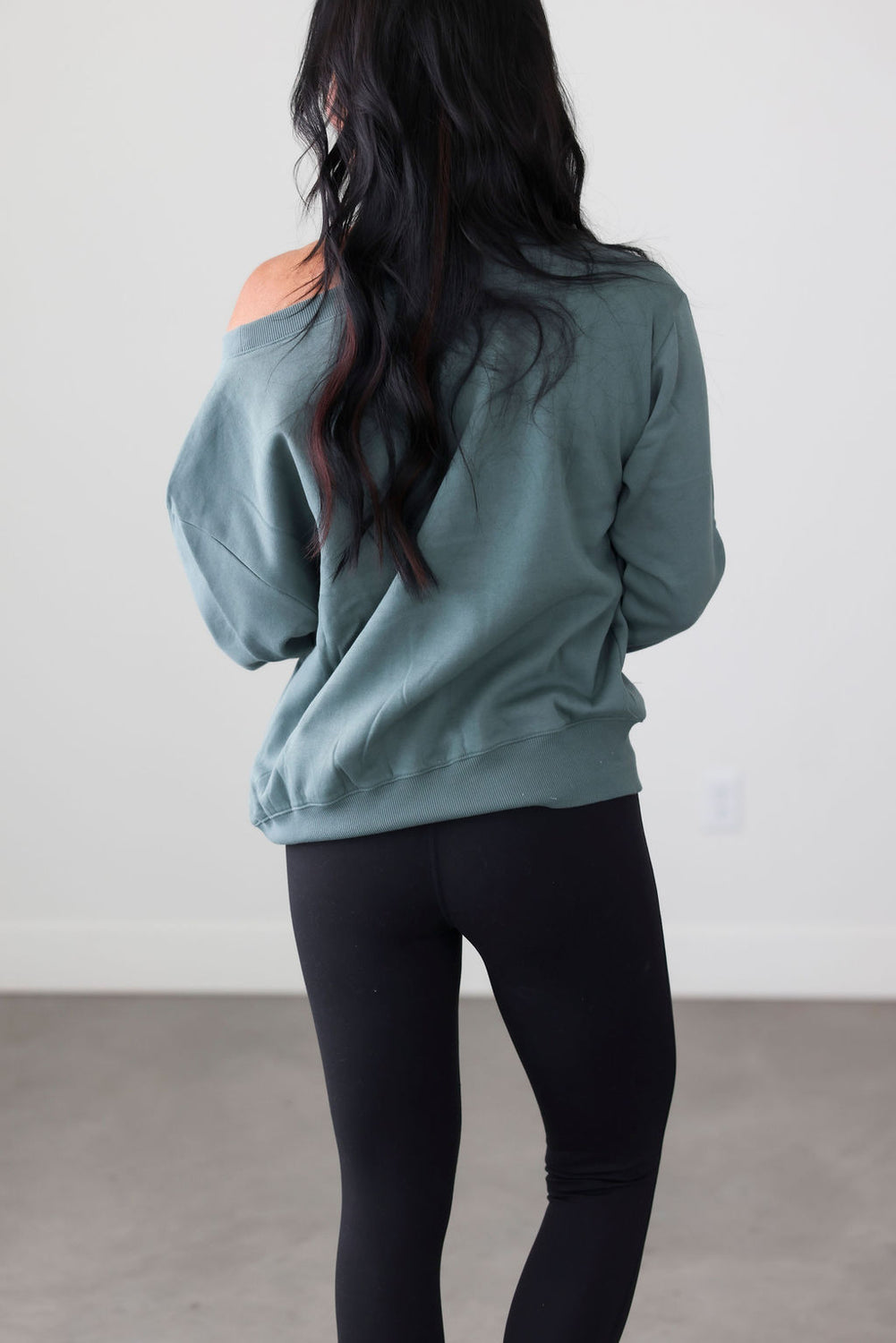 Beckham Off Shoulder Sweatshirt