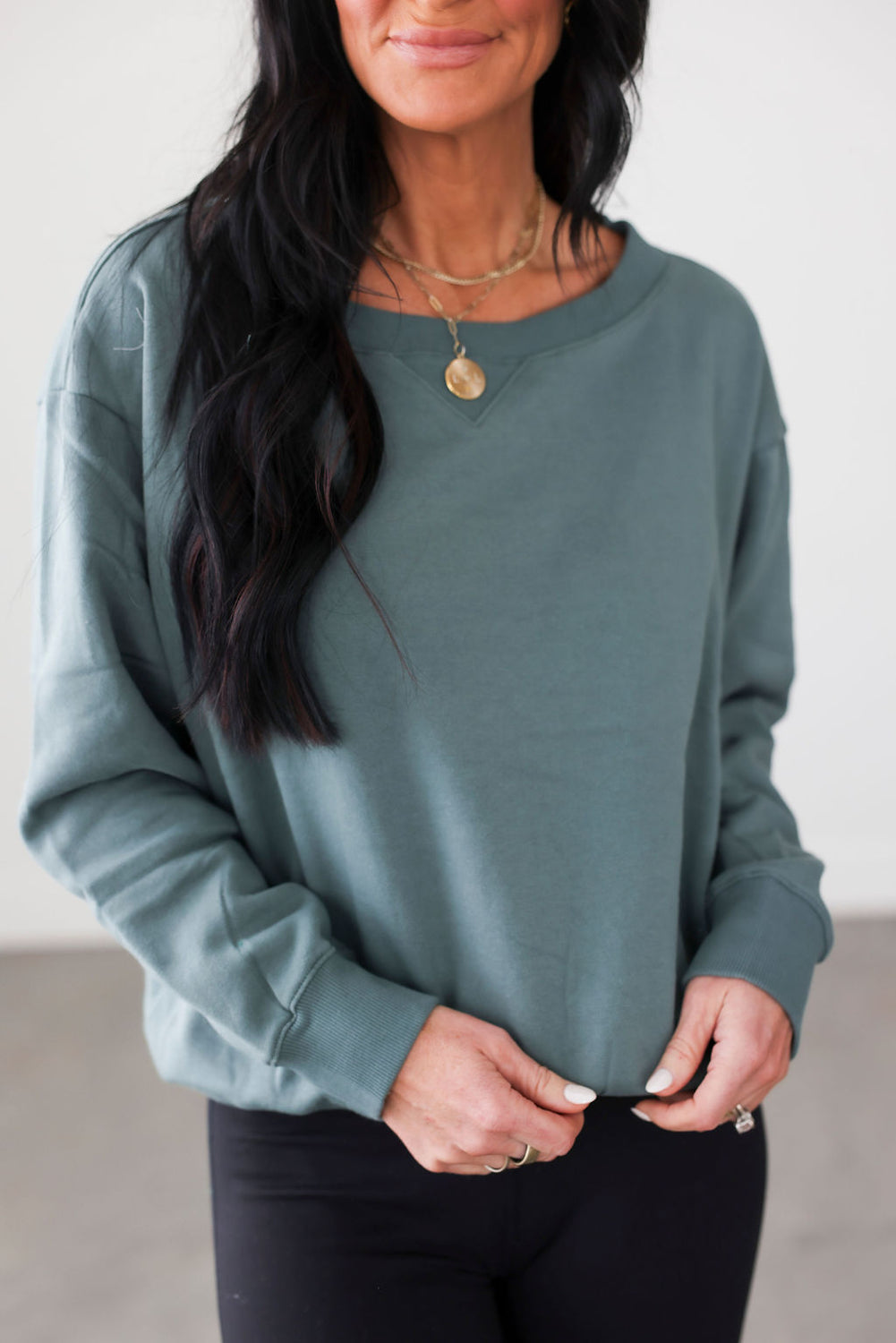 Beckham Off Shoulder Sweatshirt