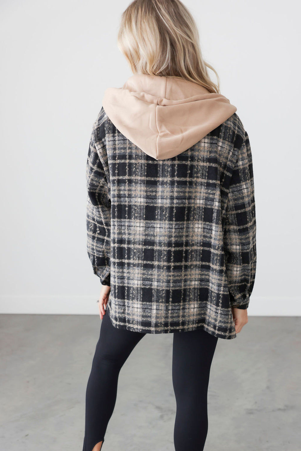 Noelle Hooded Plaid Shacket