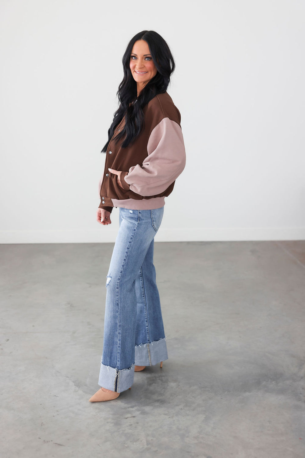 Channing Fleece Varsity Jacket