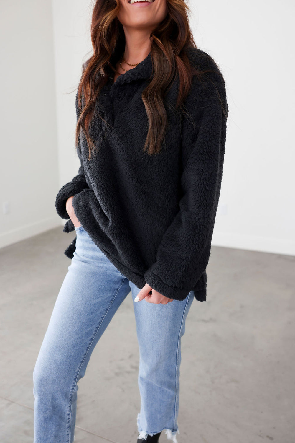 Jerika Sherpa Pullover