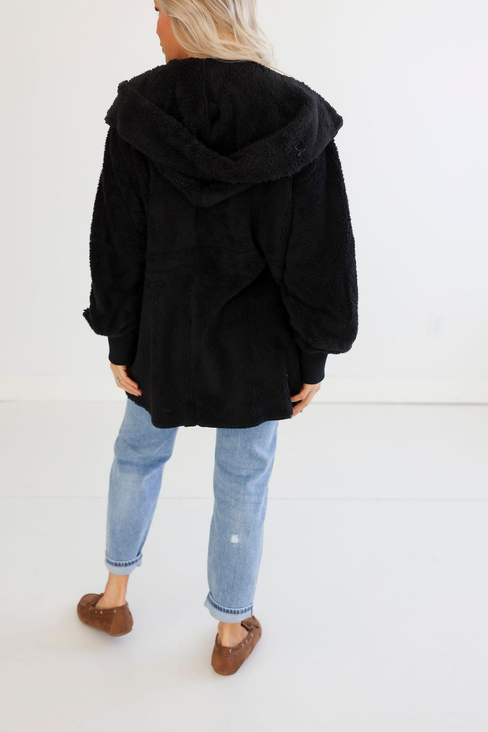 Mari Fur Hooded Cardigan
