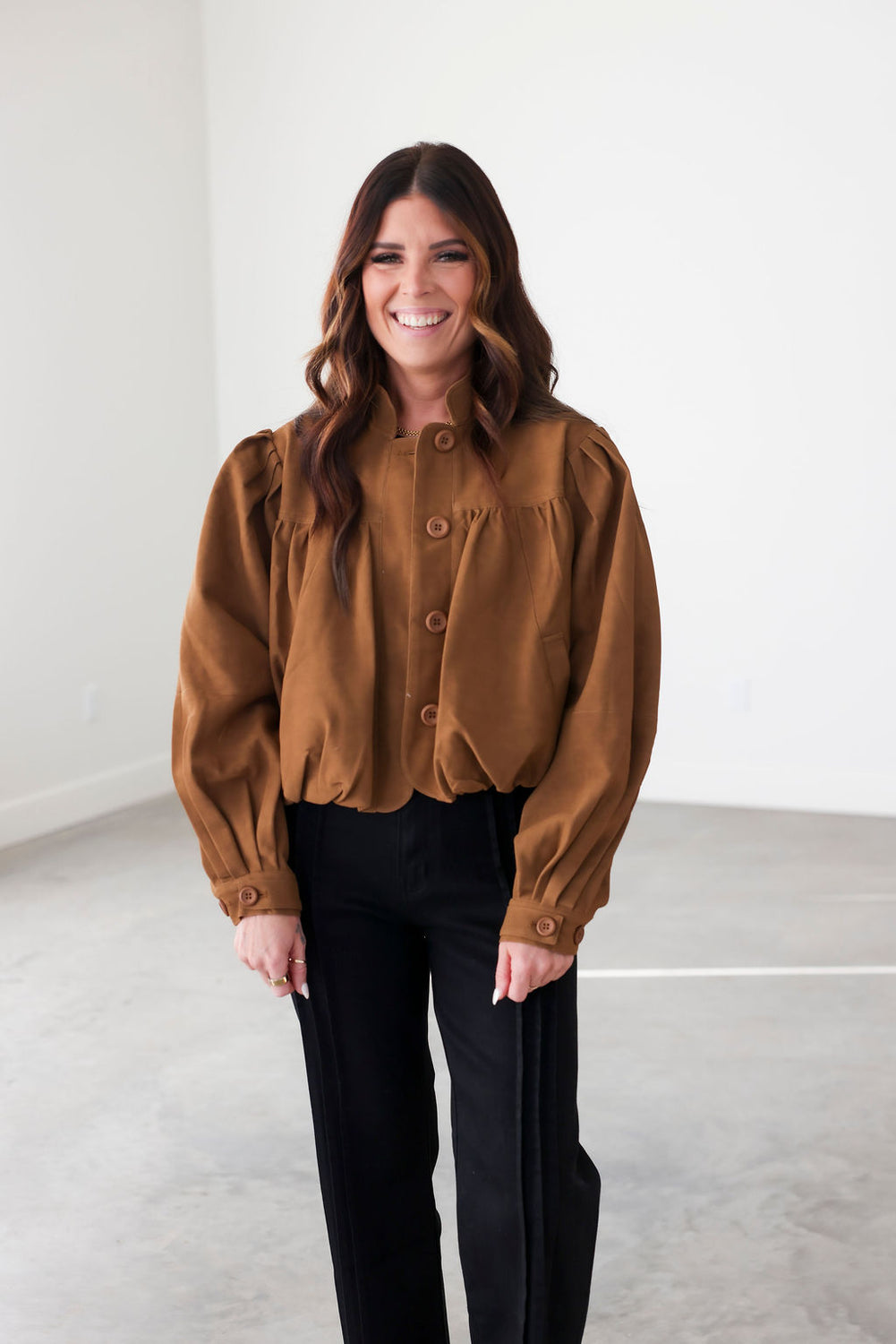 Kaylen Bubble Crop Jacket