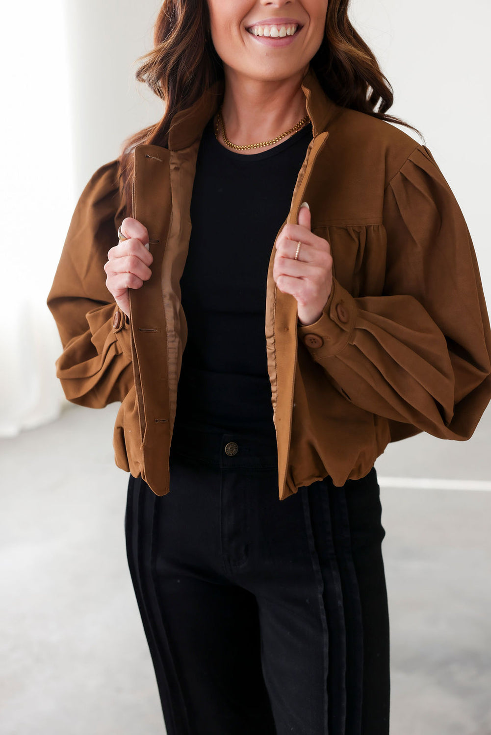 Kaylen Bubble Crop Jacket