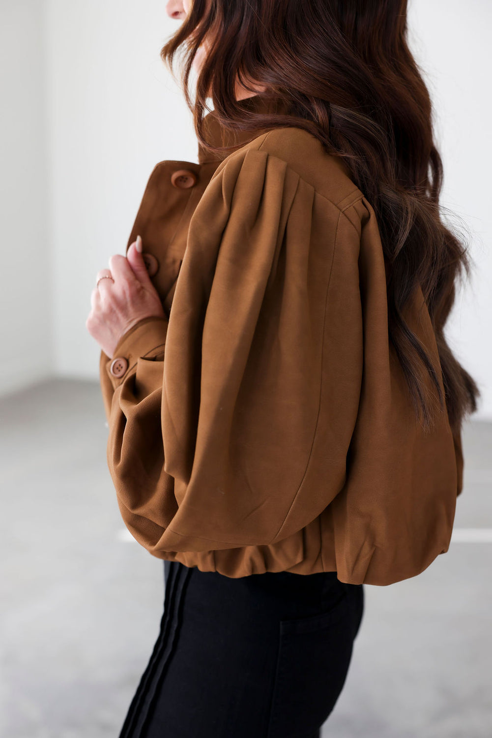 Kaylen Bubble Crop Jacket