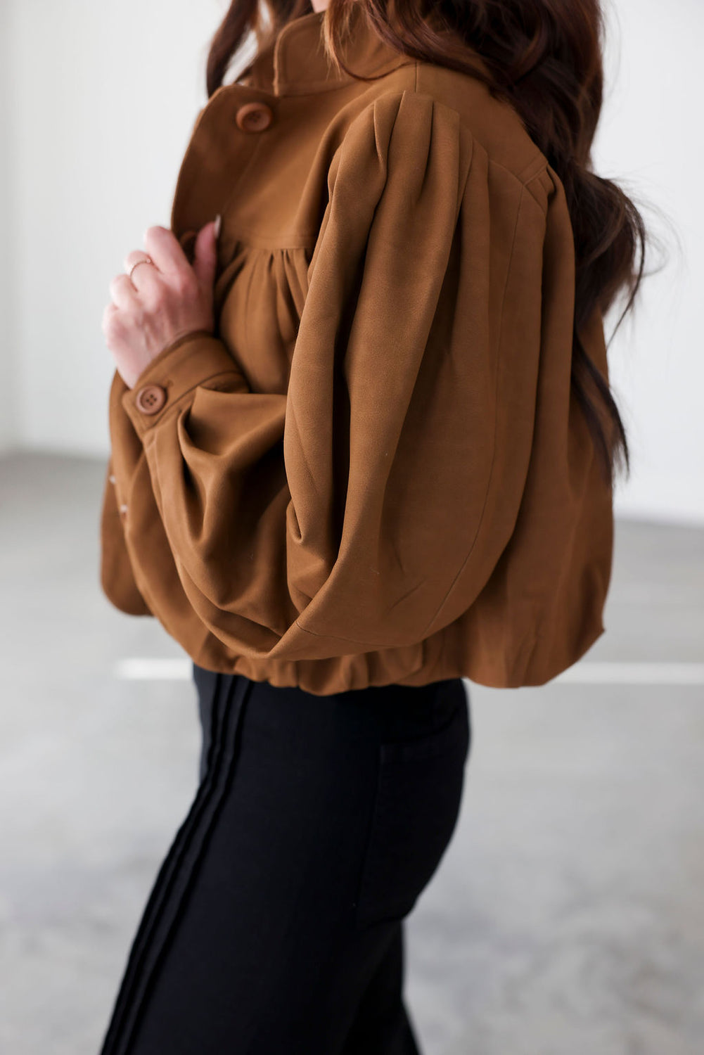 Kaylen Bubble Crop Jacket