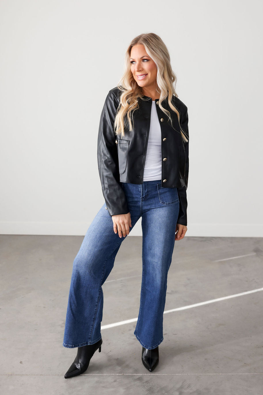 Cayli Faux Leather Jacket