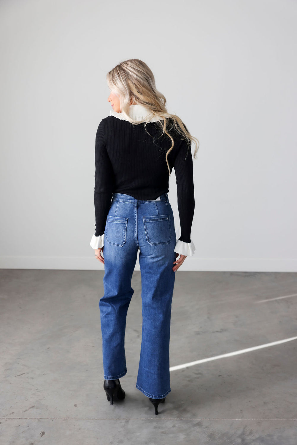 Jalen Collared Knit Top