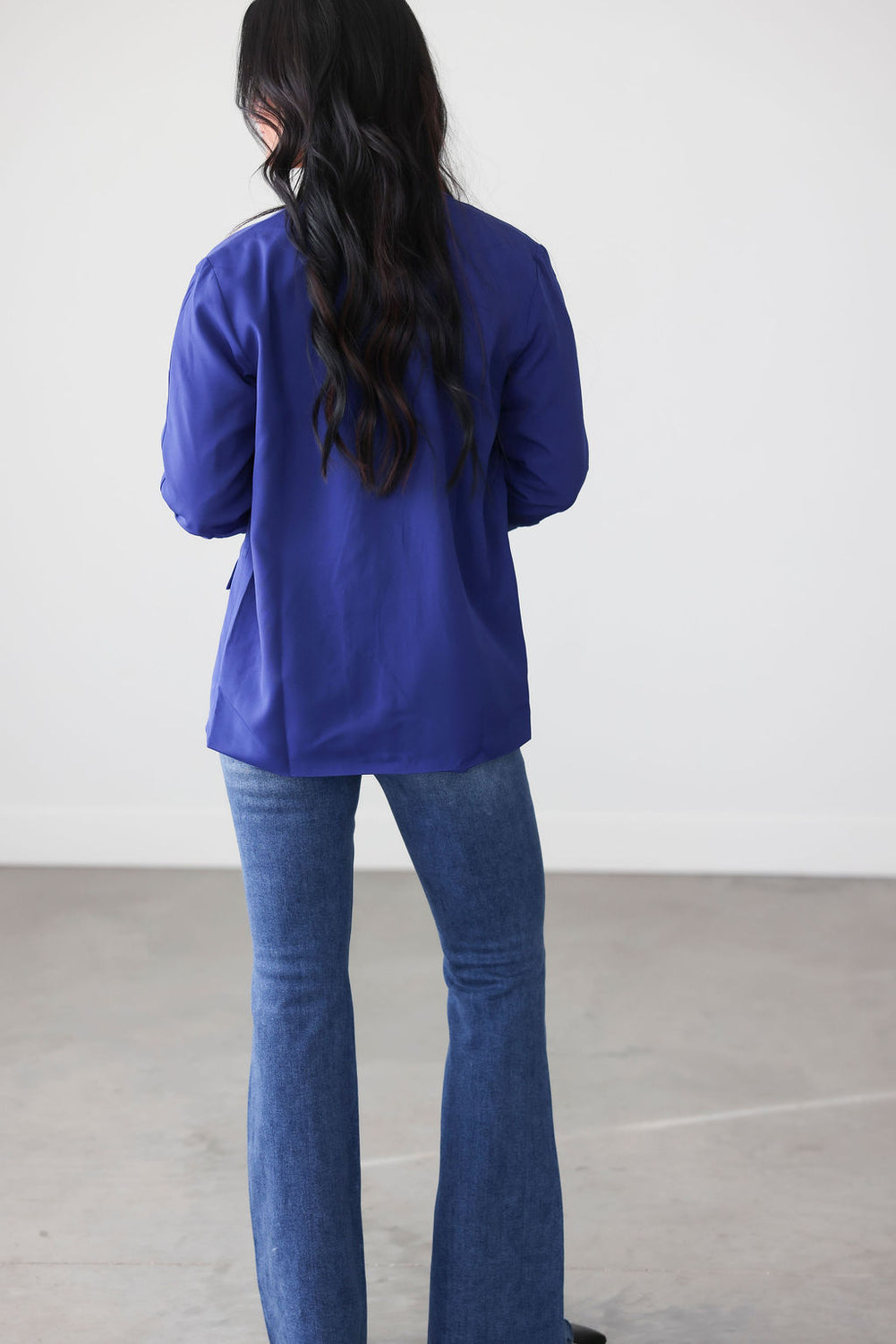 Chessa Ruched Sleeve Blazer