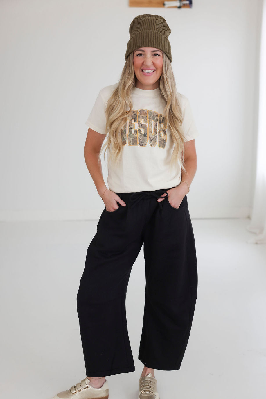 Camo Jesus Graphic Tee