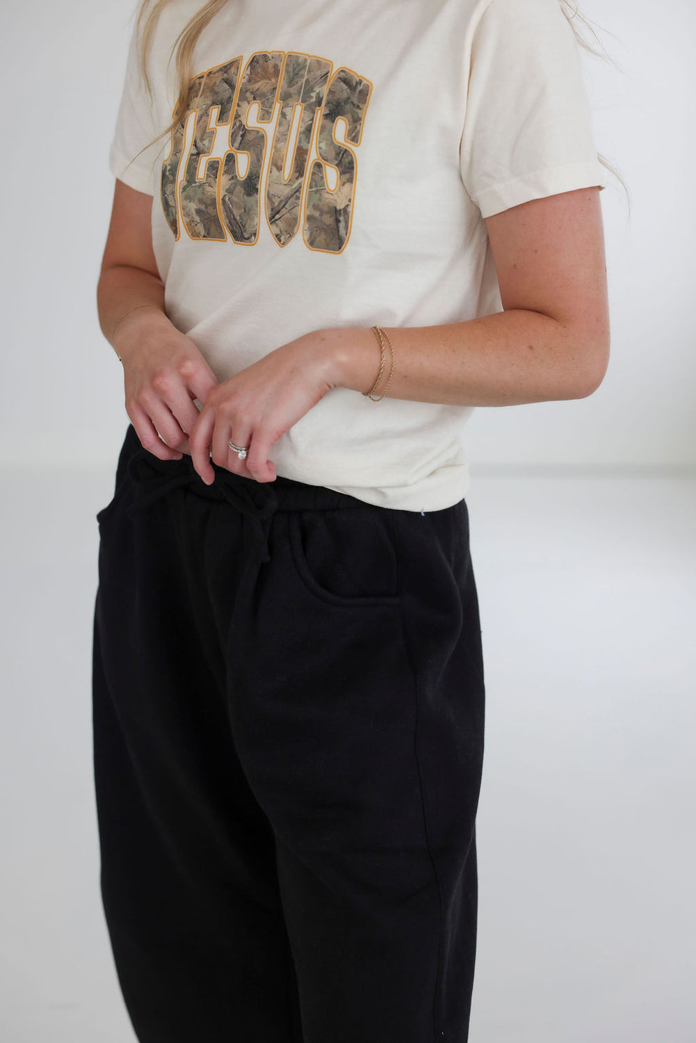 Camo Jesus Graphic Tee