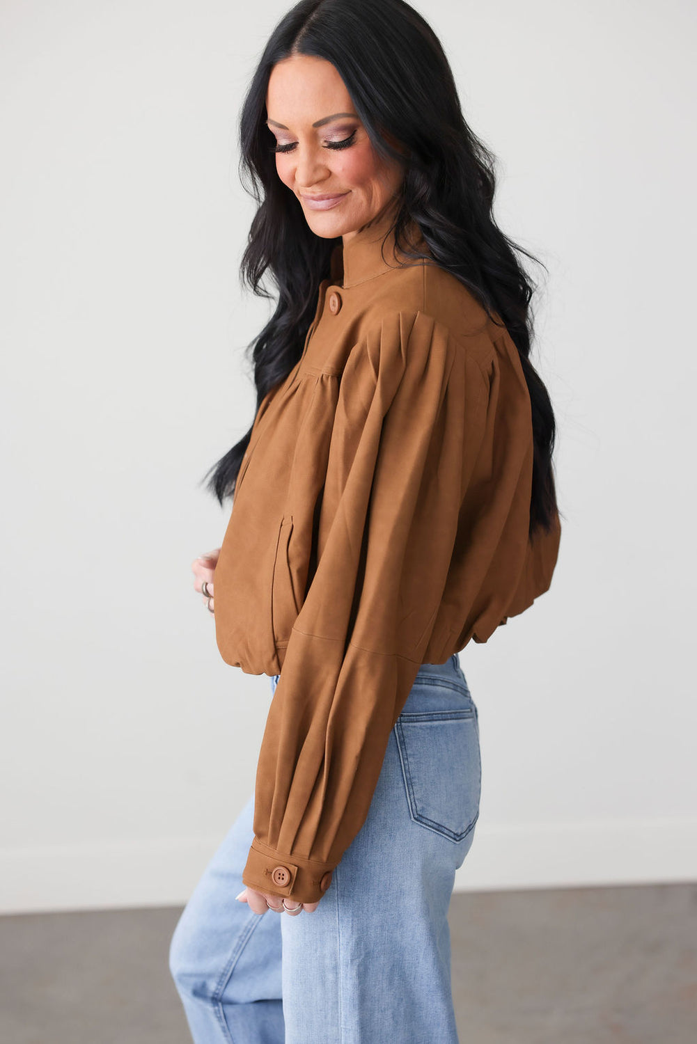 Kaylen Bubble Crop Jacket