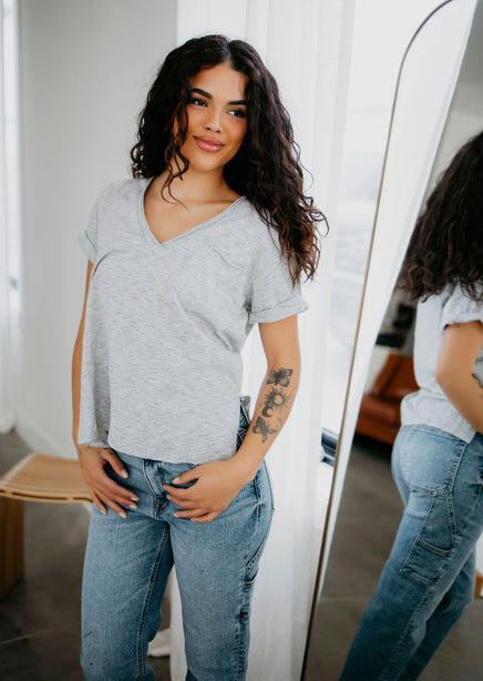 Zoie V-Neck Top product view