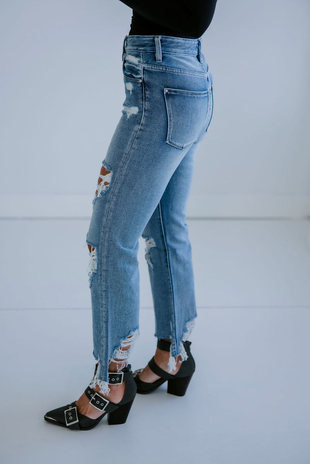 Tina Petra Cropped Flare Jean