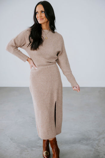 Mattie Midi Knit Sweater Dress