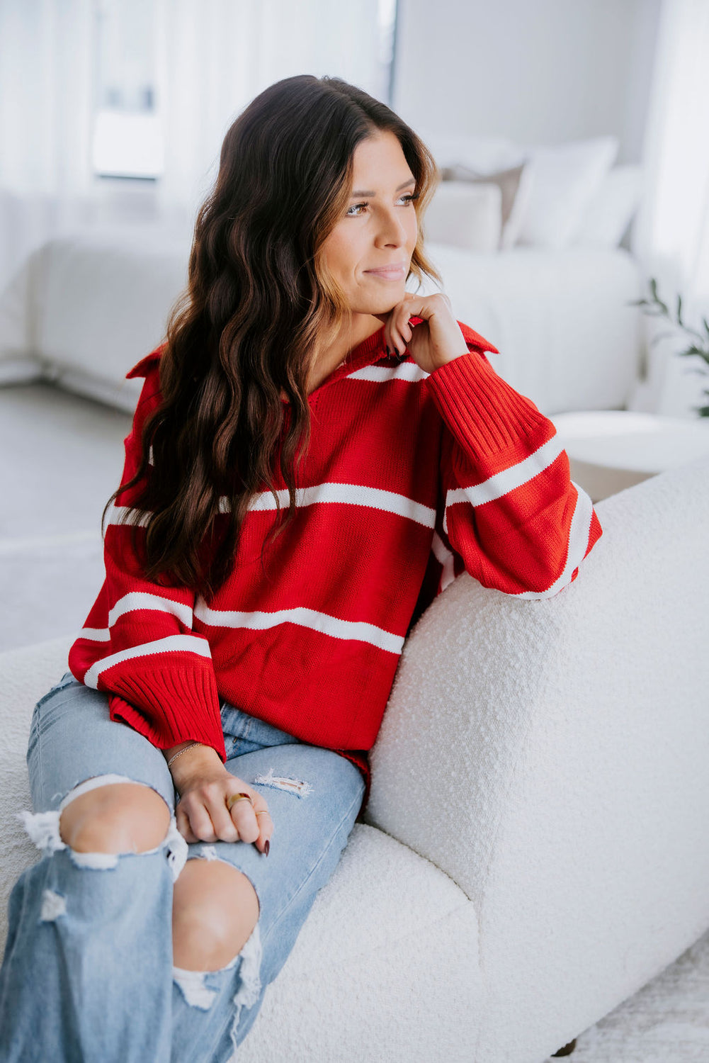 Jayne Collared Sweater