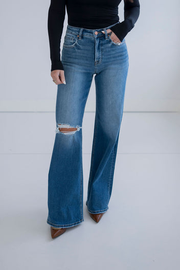 Jakob Risen Wide Leg Jeans