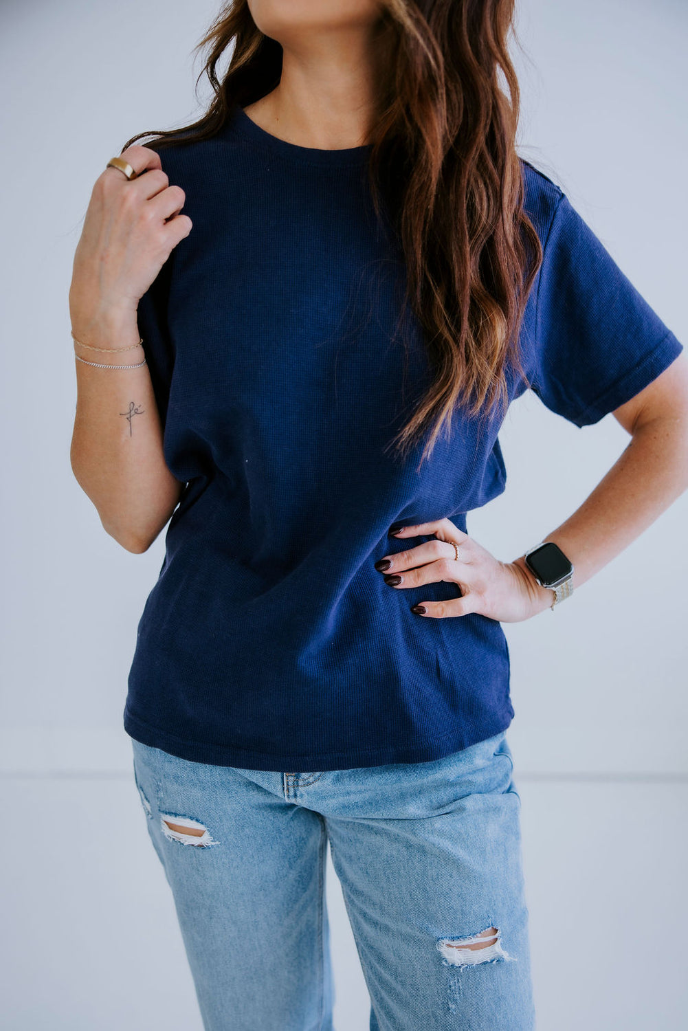 Westin Waffle Tee by Lily and Lottie