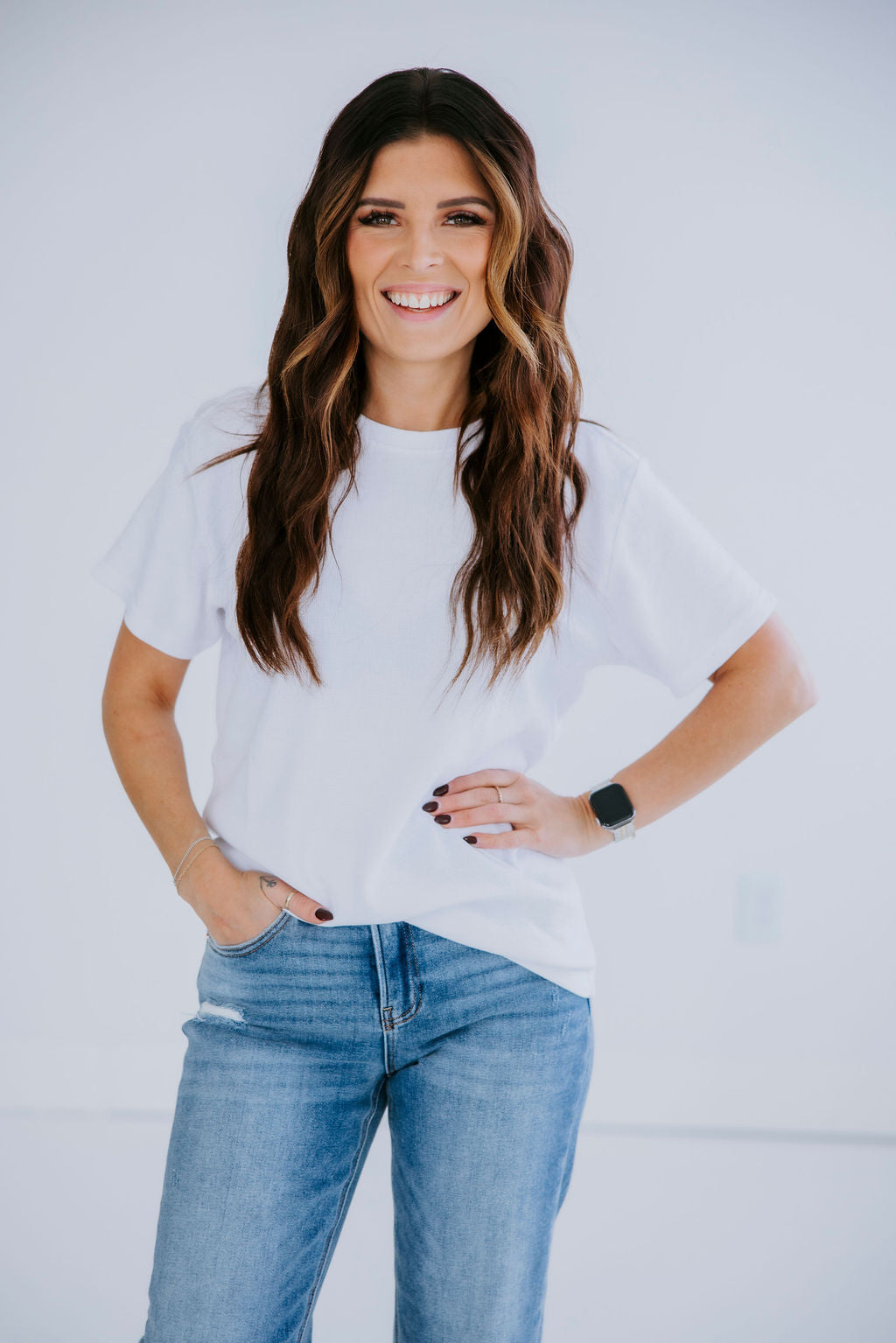 image of Westin Waffle Tee by Lily and Lottie