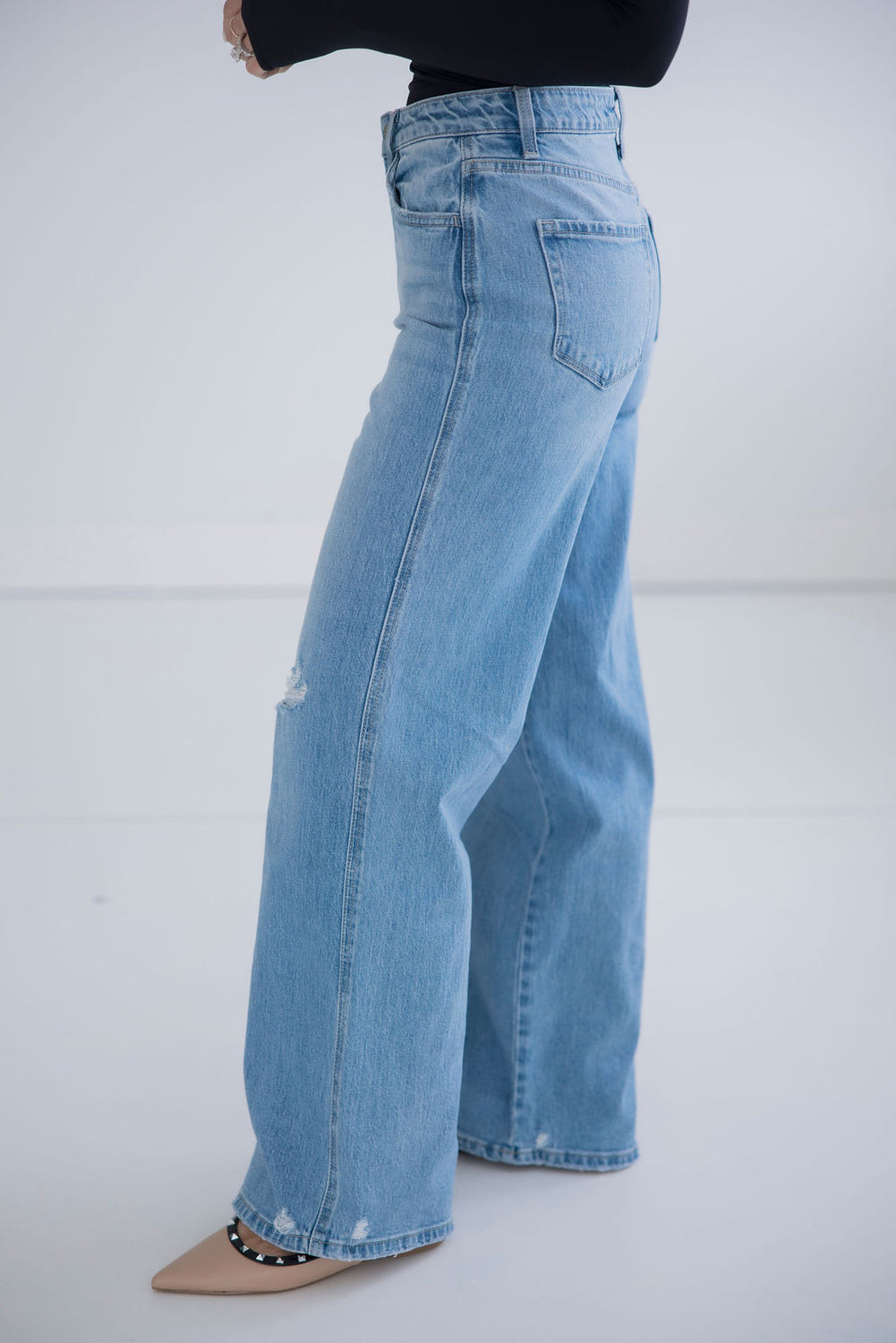Jaice Vervet Wide Leg Jeans