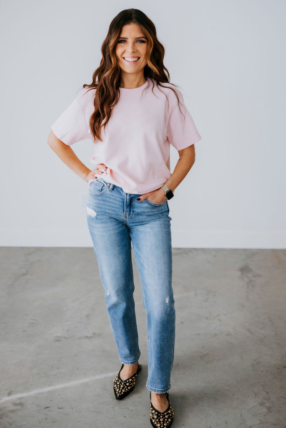 Westin Waffle Tee by Lily and Lottie