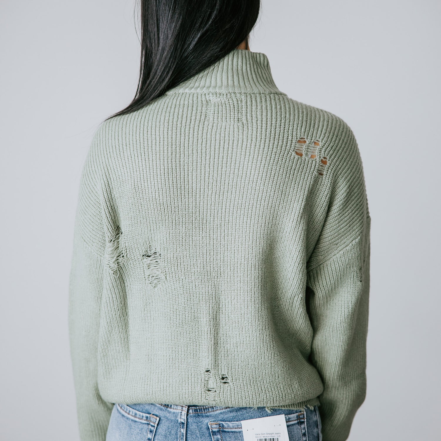 Ettie Distressed Sweater by Lily and Lottie