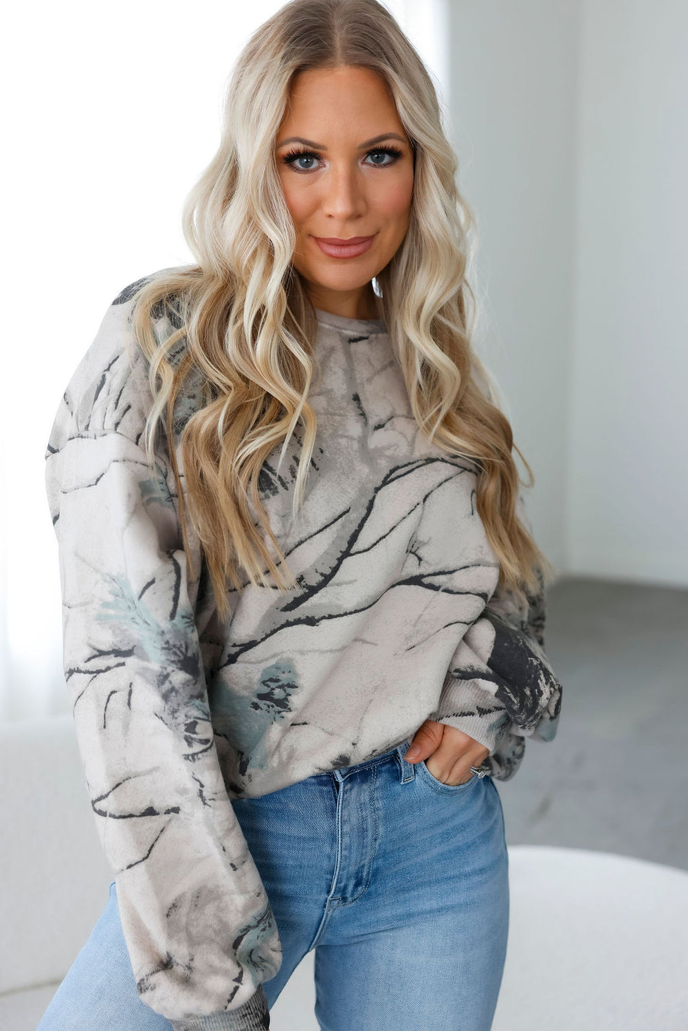 Mist Dune Camo Crew by Lily & Lottie