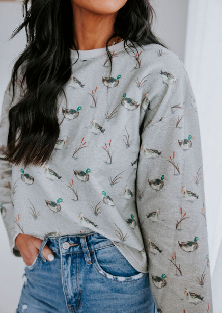 Duck Print Crew product view