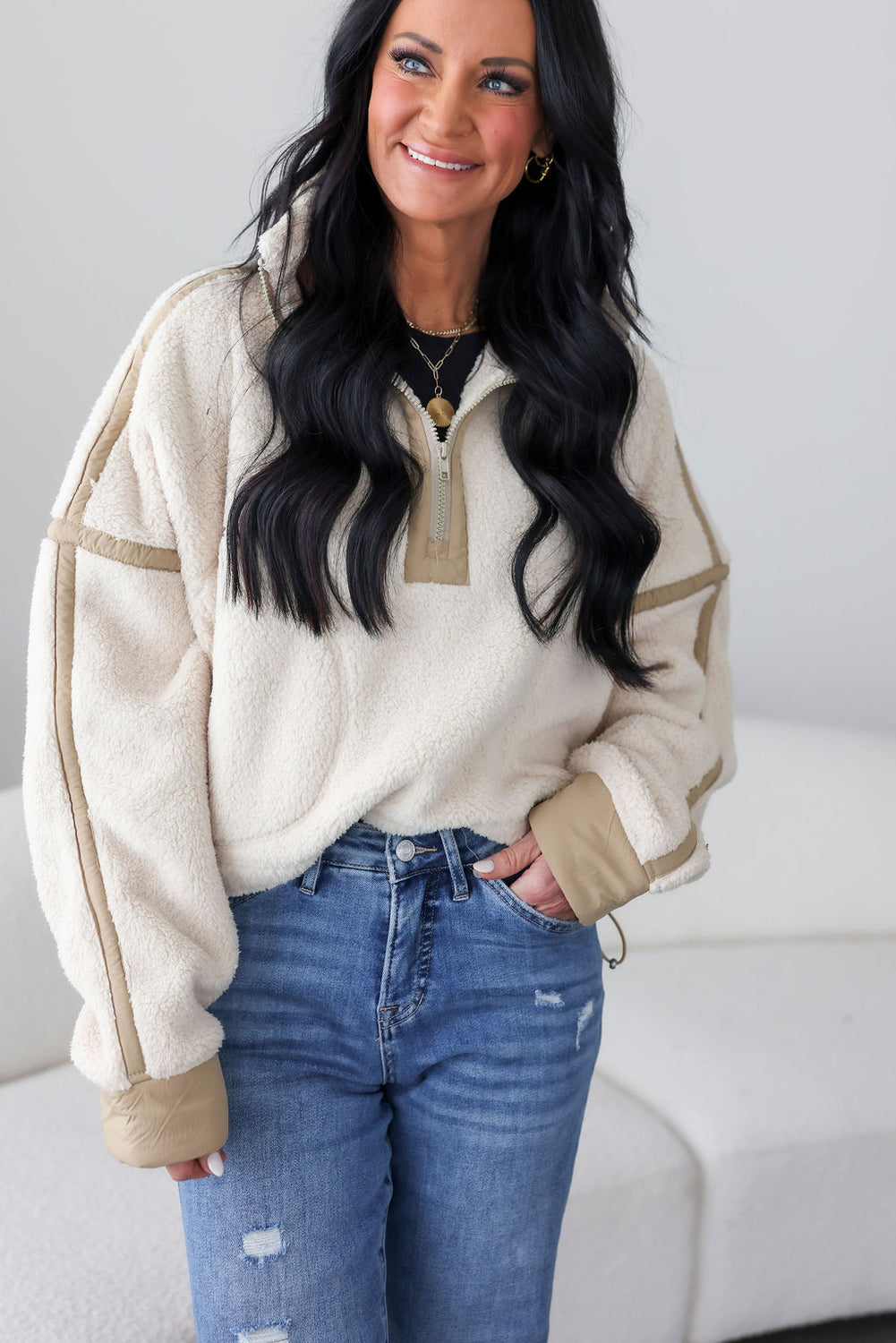 Sara Fleece Quarter Zip