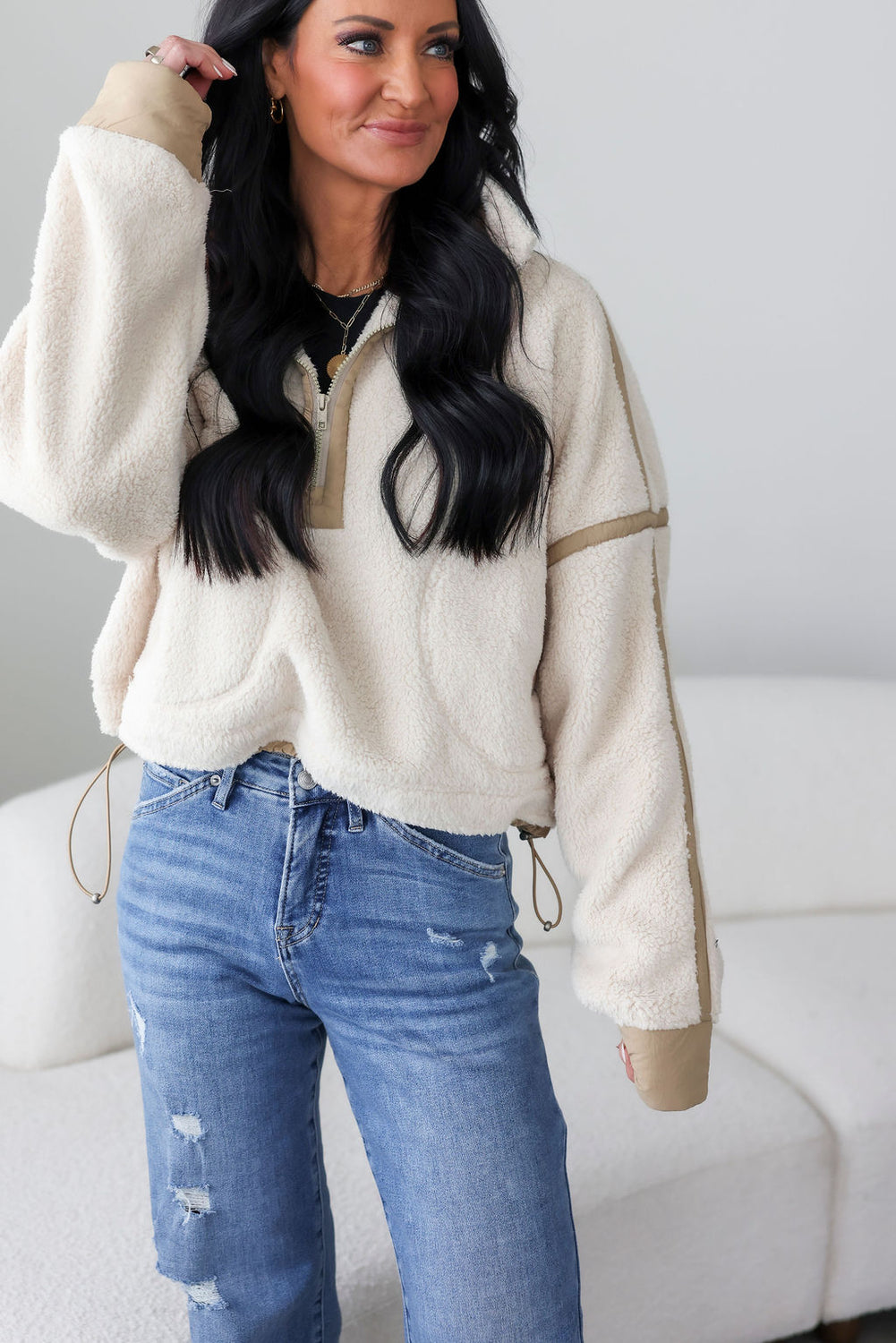 Sara Fleece Quarter Zip