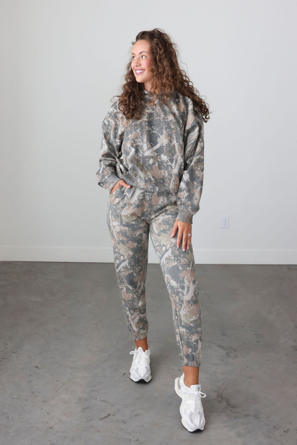 Tobacco Camo Joggers by Lily & Lottie