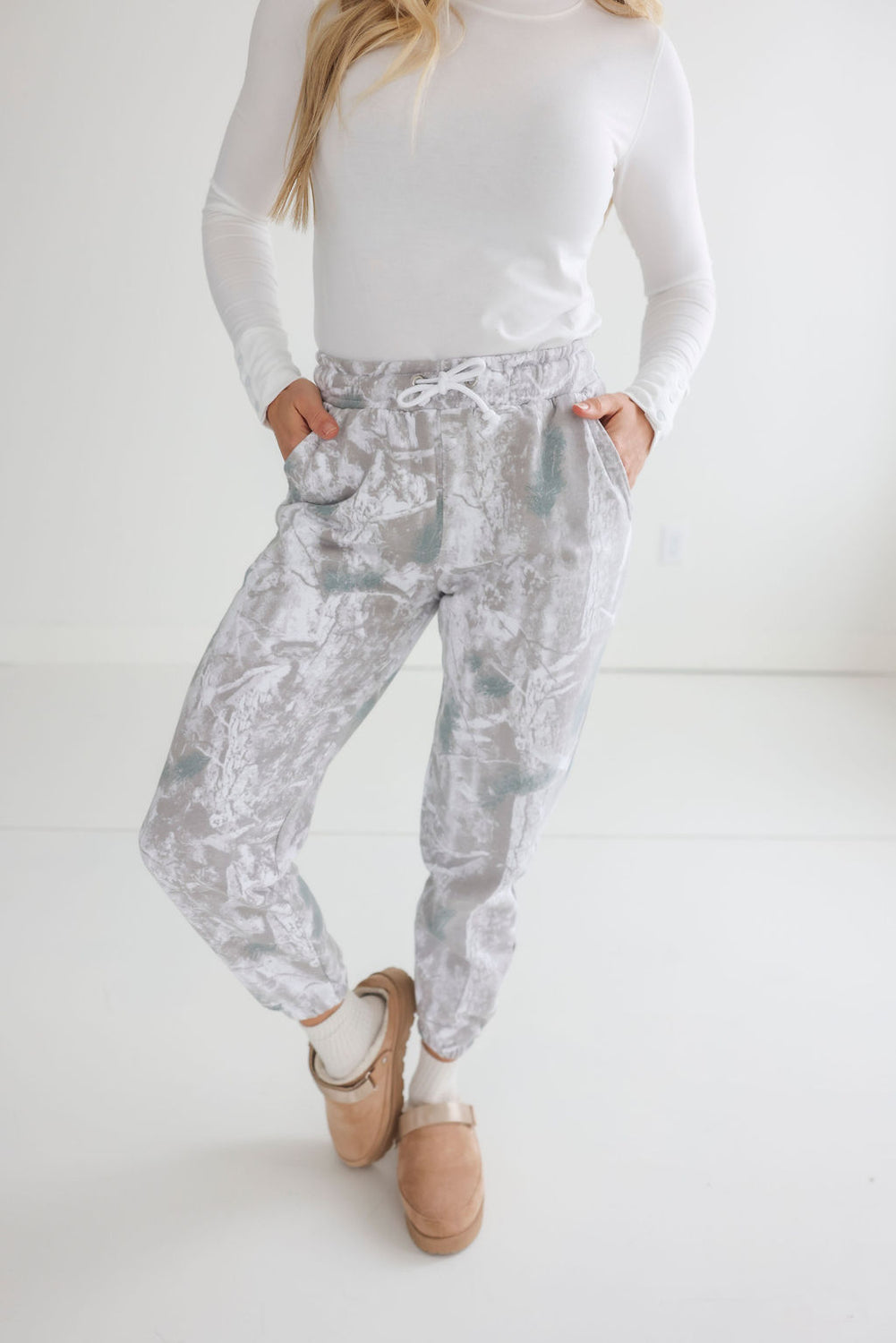 Faded Camo Joggers by Lily & Lottie