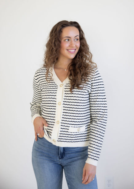 Prestyn Striped Cardigan product view