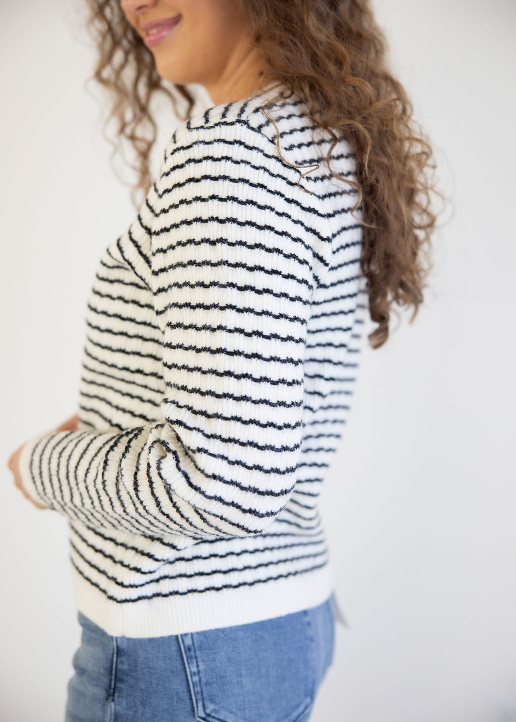 Prestyn Striped Cardigan