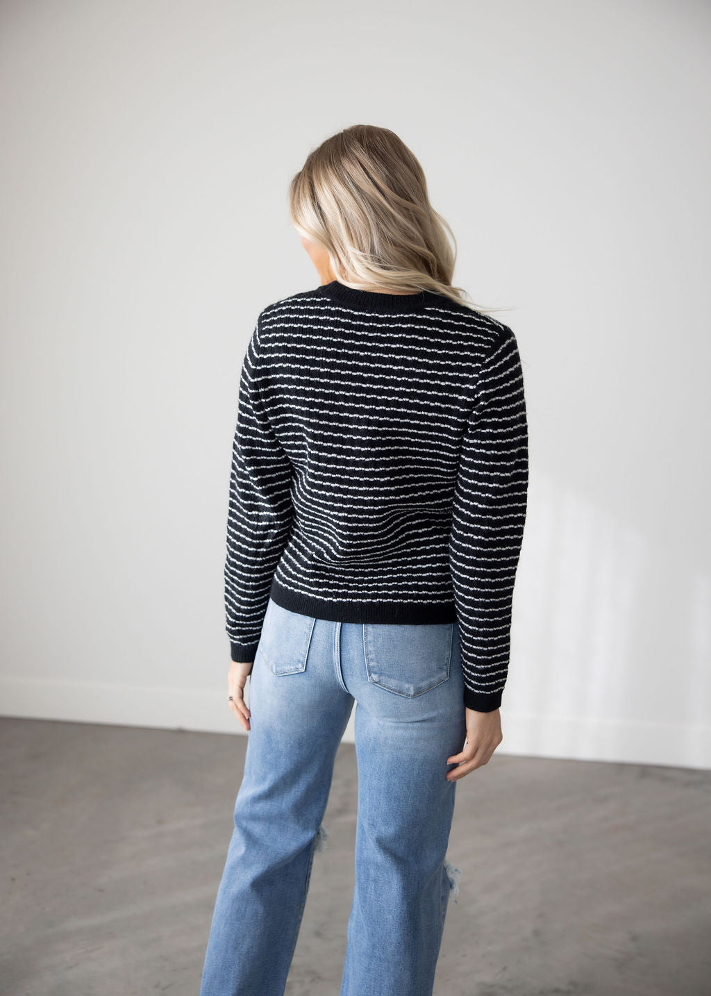 Prestyn Striped Cardigan