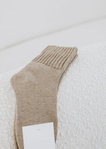 Chunky Knit Crew Socks