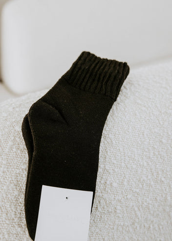 Chunky Knit Crew Socks
