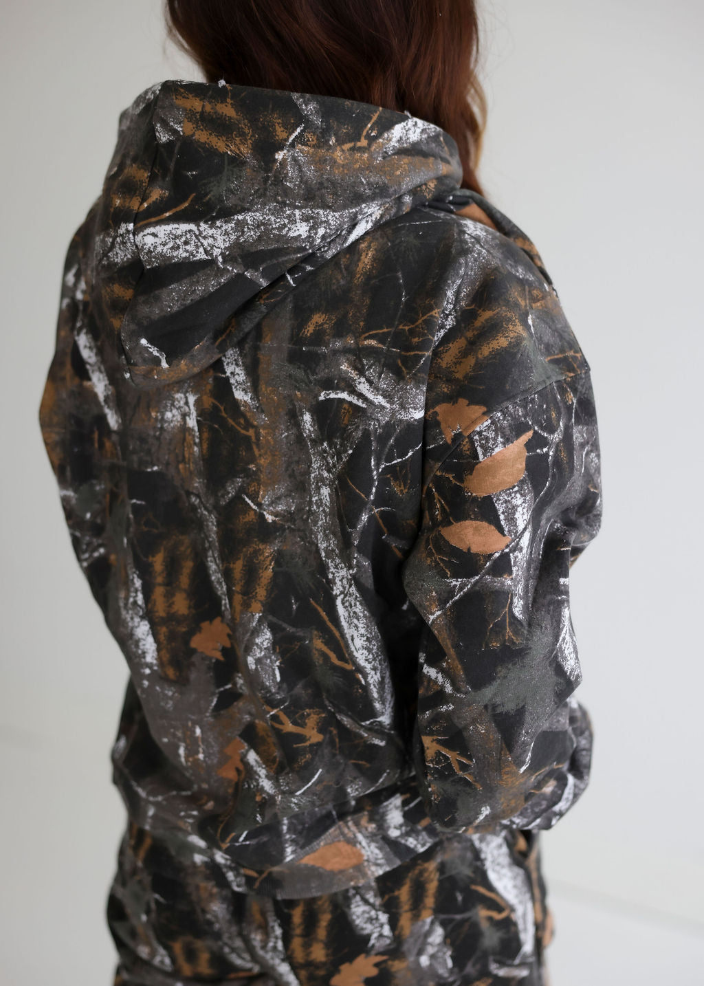 Backwoods Camo Hoodie by Lily & Lottie