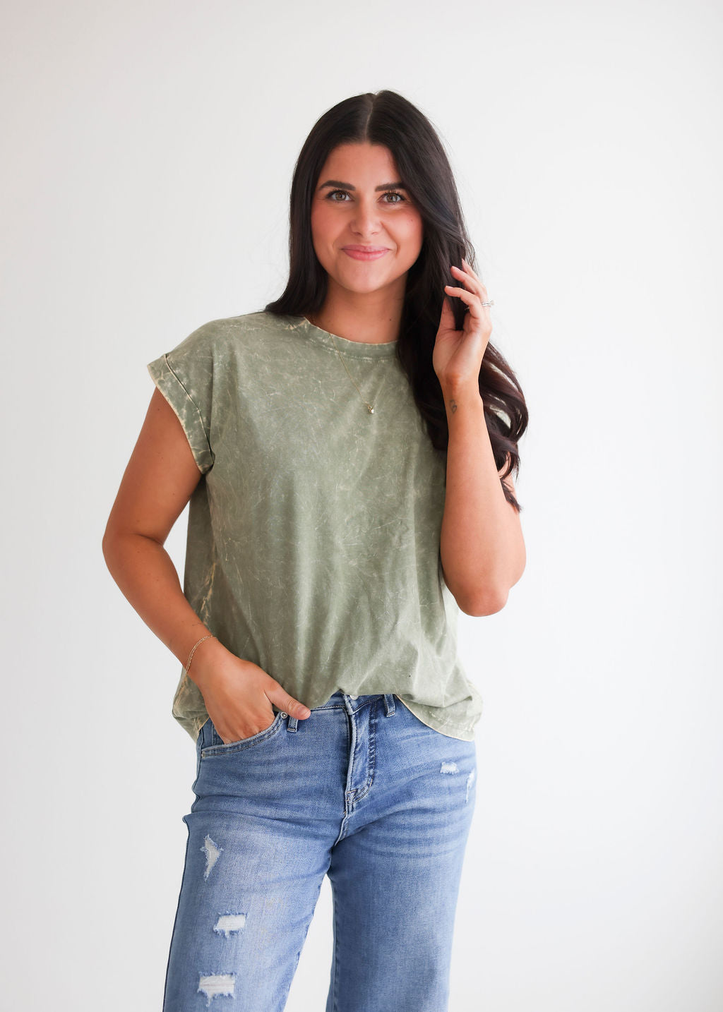 image of Zavier Crinkle Wash Tee