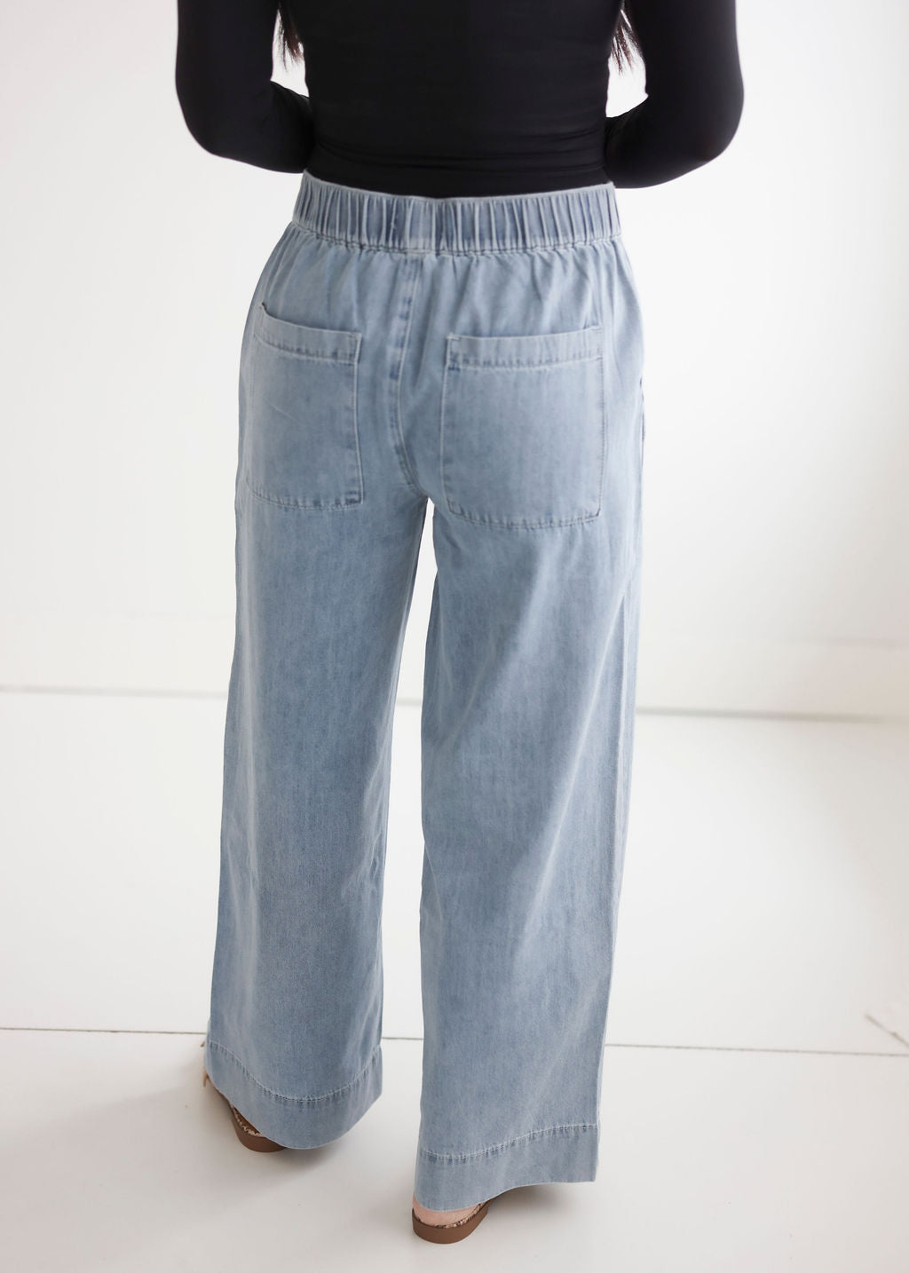 Cherise Denim Wide Leg Pant