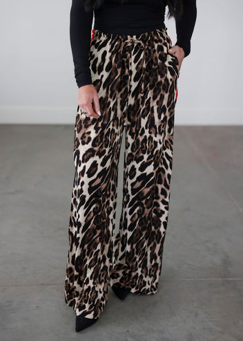 Robin Leopard Print Pants