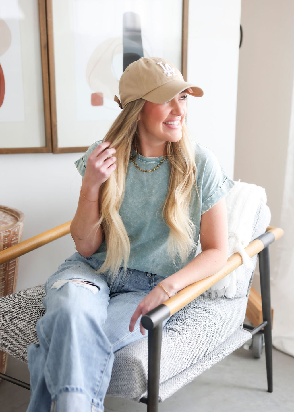 Zavier Crinkle Wash Tee