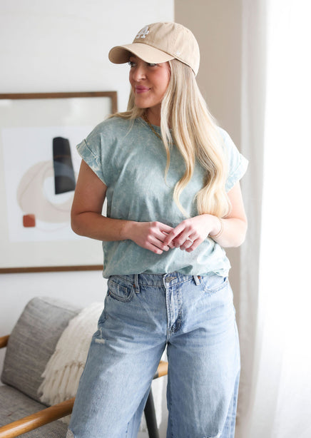 Zavier Crinkle Wash Tee product view