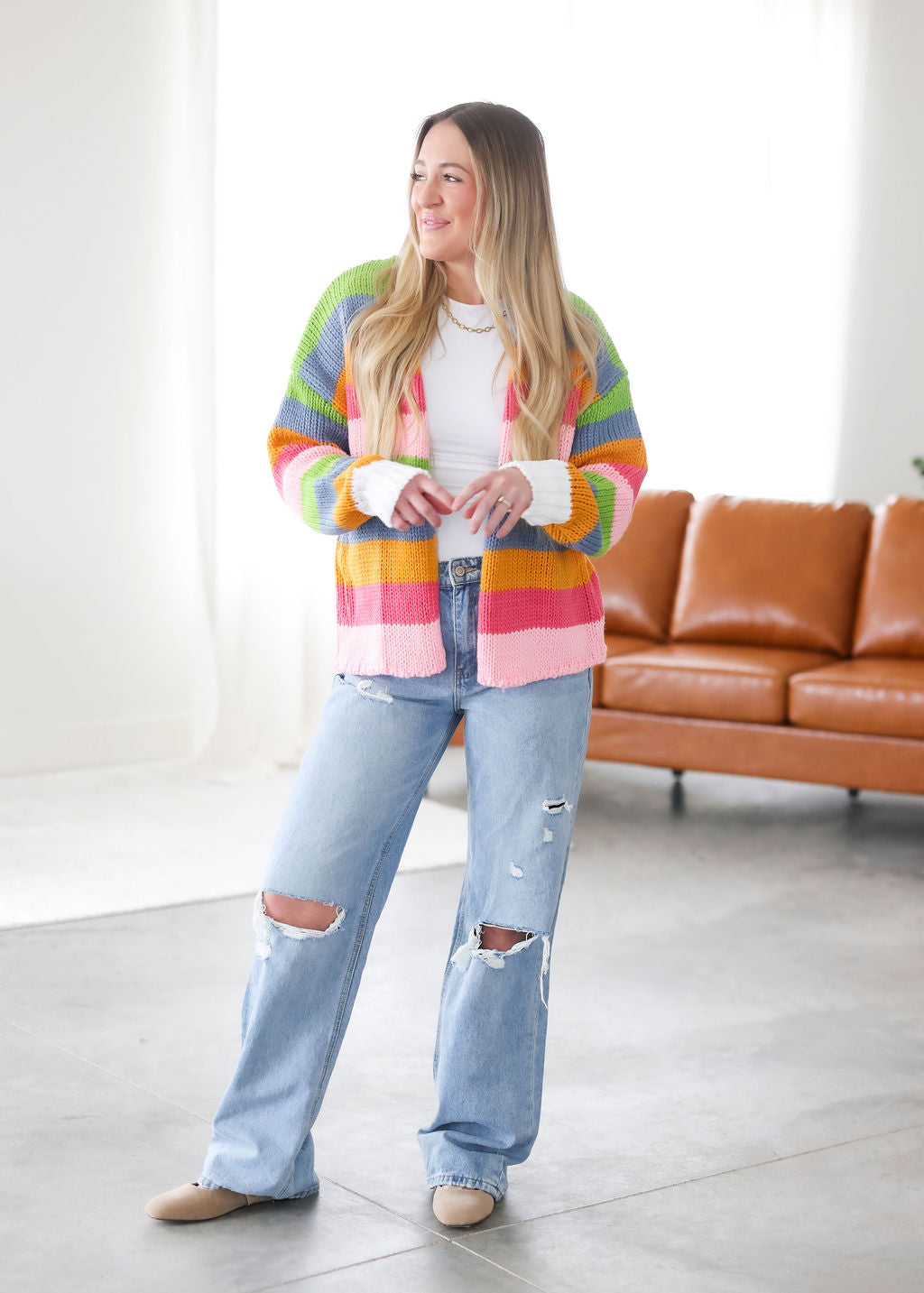 Ginny Striped Cardigan