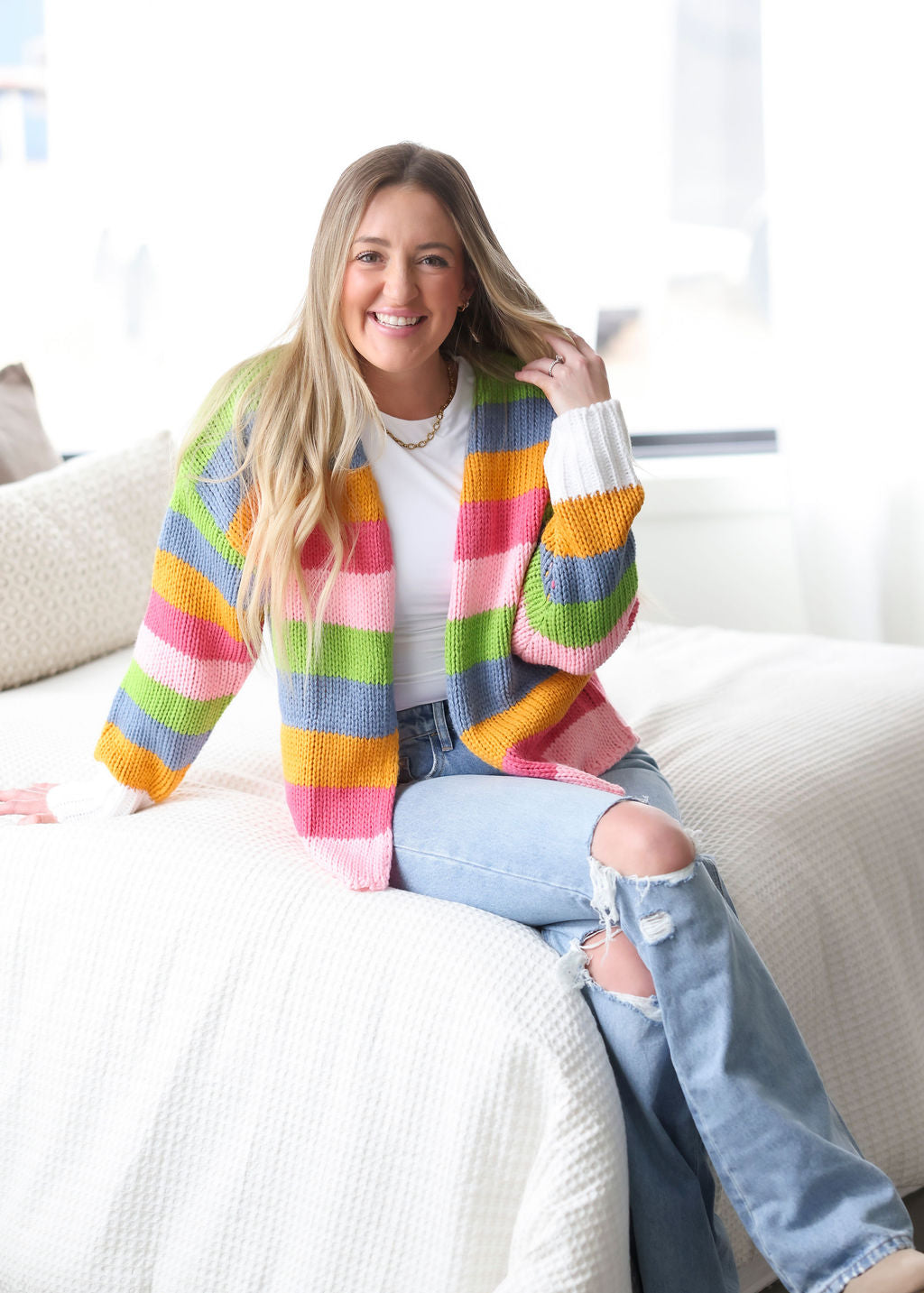 Ginny Striped Cardigan