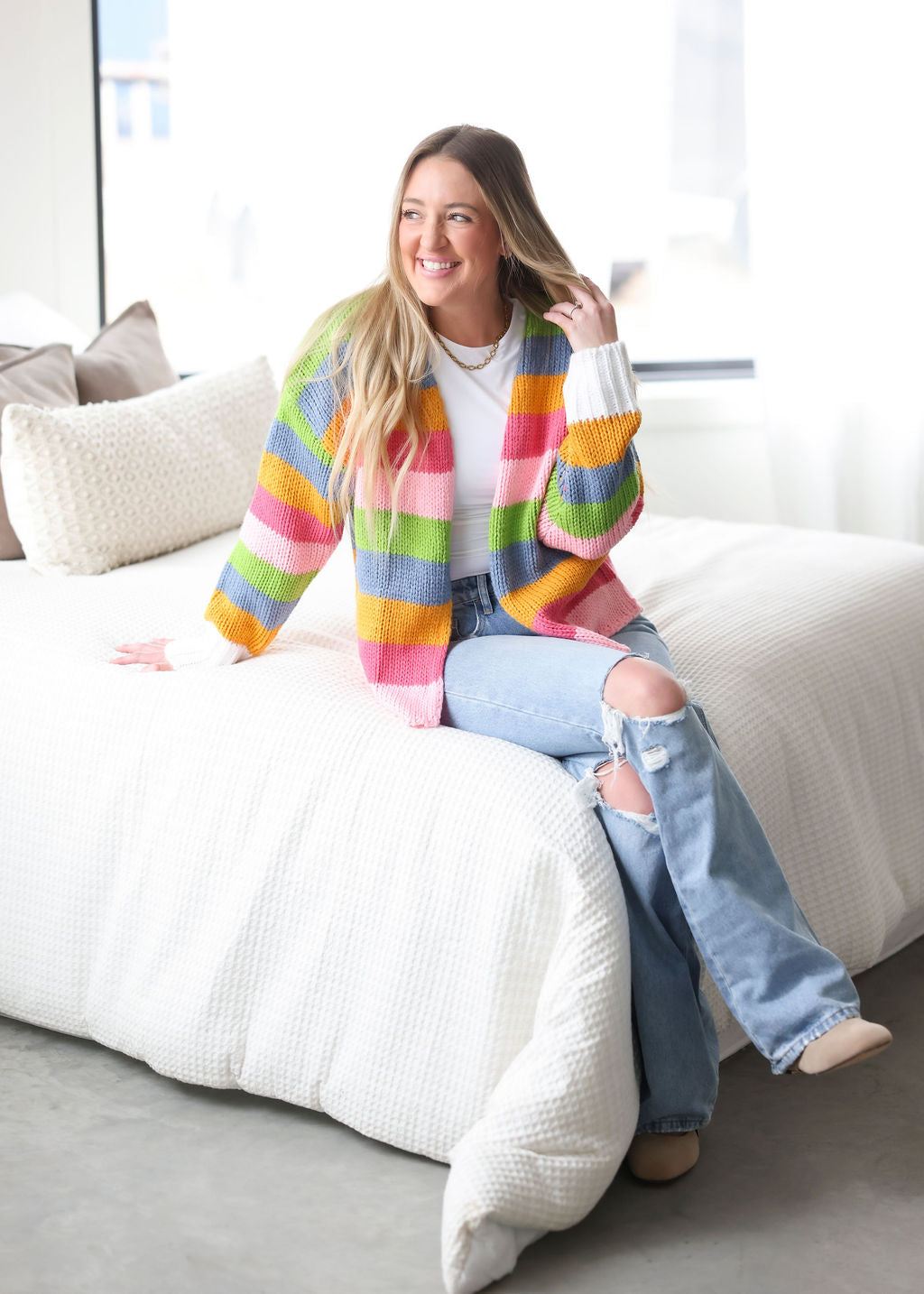 Ginny Striped Cardigan