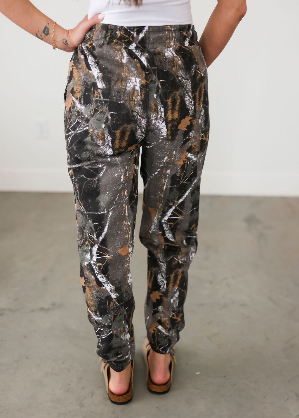 Backwoods Camo Joggers by Lily & Lottie