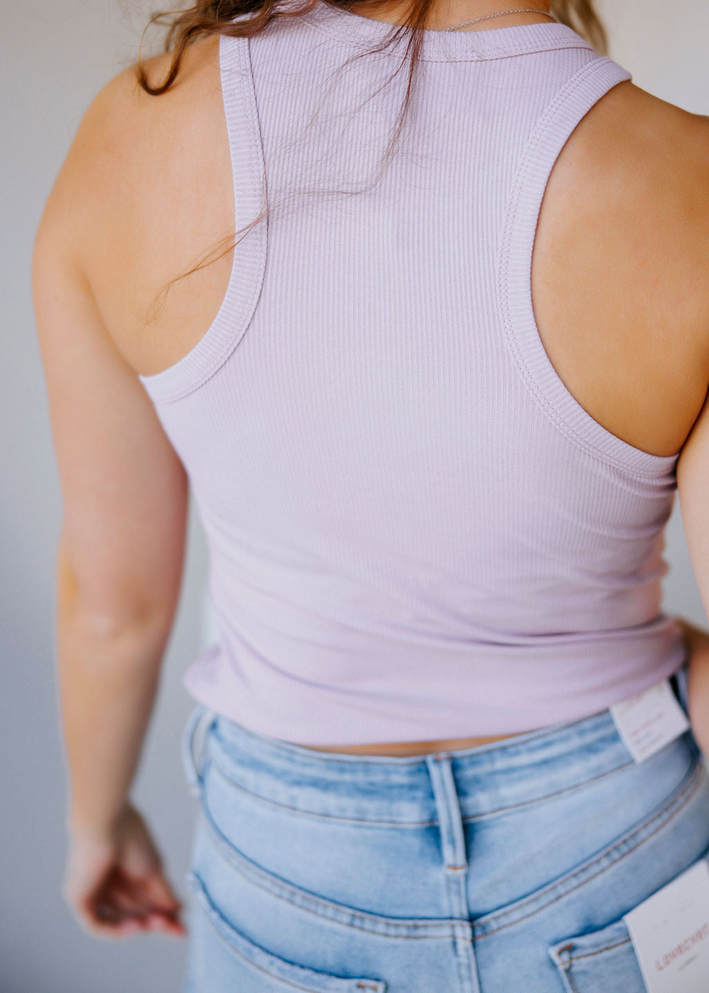 Jayna Ribbed Racerback Tank